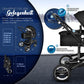 3-in-1 XXL Complete Pram Set incl. Baby Carrycot, Buggy, Sports Seat & Car Seat