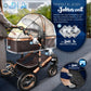 3-in-1 XXL Complete Pram Set incl. Baby Carrycot, Buggy, Sports Seat & Car Seat