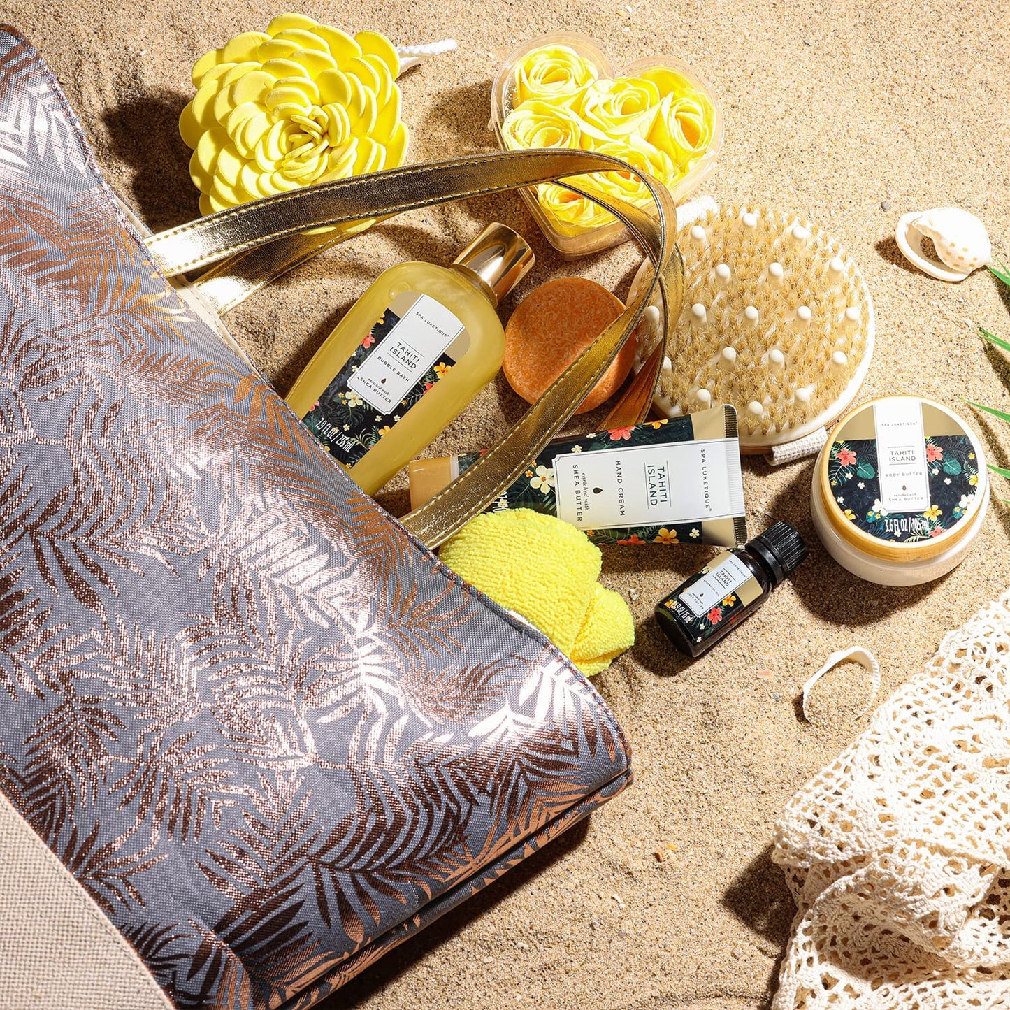 Bath Gift Set, Spa Luxury Beauty Set for Her 15-Piece Birthday Gift, Spa Set, Wellness Set for Women, Bath Gifts for Mother's Day, Christmas Gifts for Women