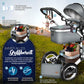 3-in-1 XXL Complete Pram Set incl. Baby Carrycot, Buggy, Sports Seat & Car Seat
