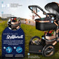 3-in-1 XXL Complete Pram Set incl. Baby Carrycot, Buggy, Sports Seat & Car Seat