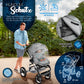 3-in-1 XXL Complete Pram Set incl. Baby Carrycot, Buggy, Sports Seat & Car Seat