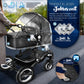 3-in-1 XXL Complete Pram Set incl. Baby Carrycot, Buggy, Sports Seat & Car Seat